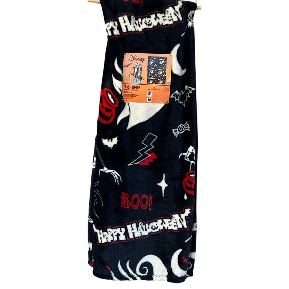 Disney 2025 The Nightmare Before Christmas Jack Halloween Throw Blanket 🎃🎃